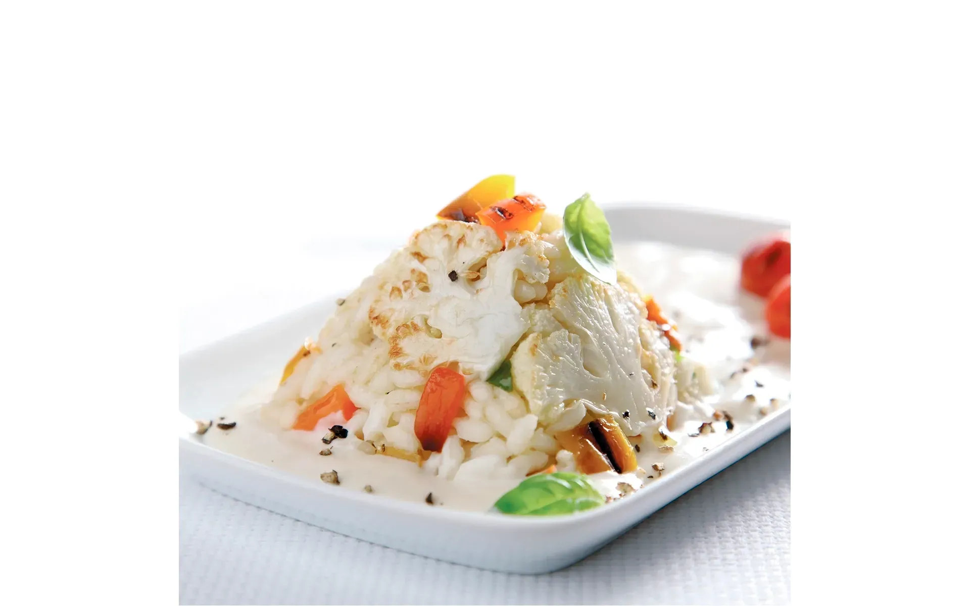 Piramide di riso Orogel: un modo elegante e scenografico per presentare il riso come contorno.