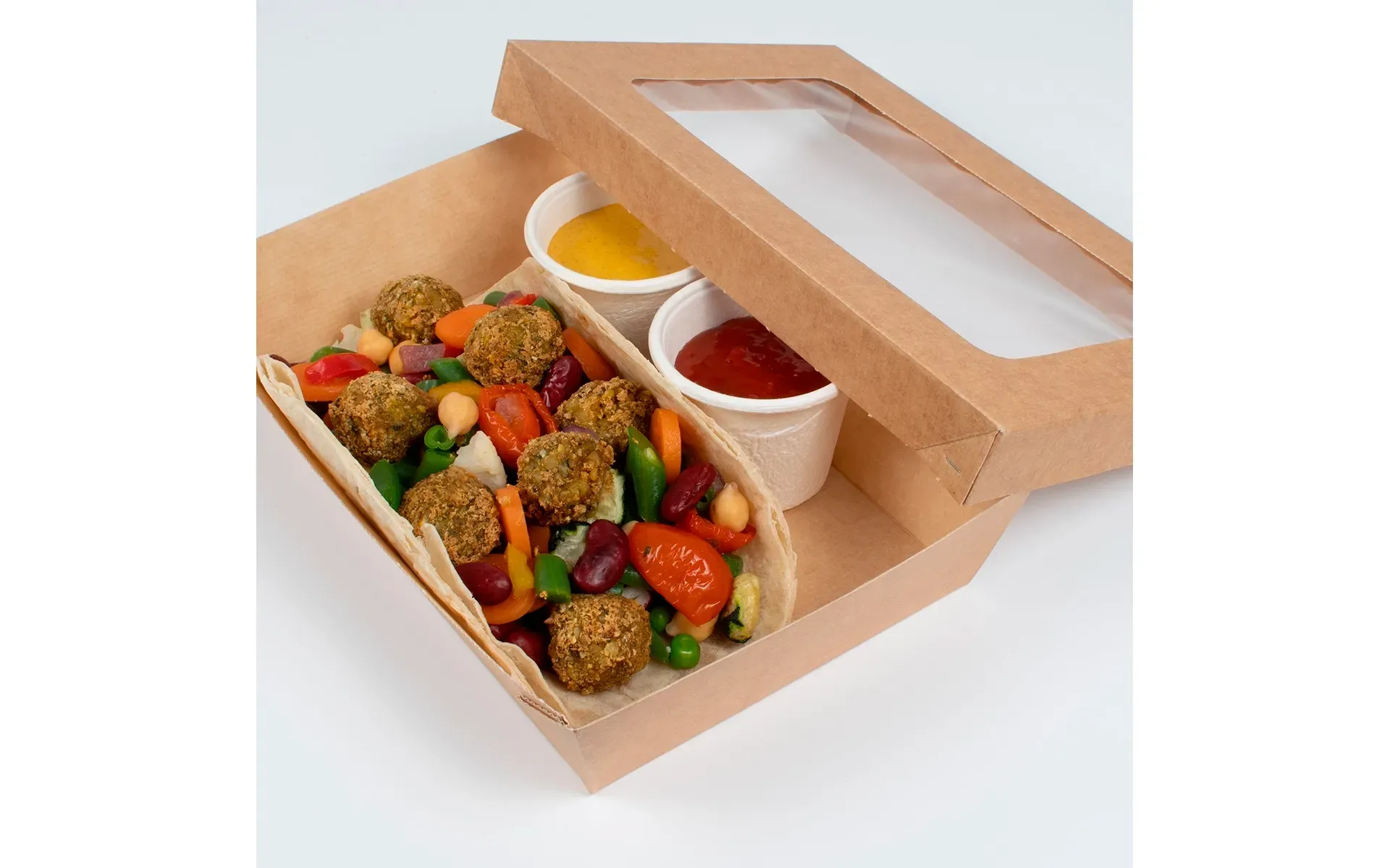 Scatola pasto Orogel, una soluzione pratica e completa per un pranzo veloce e bilanciato.