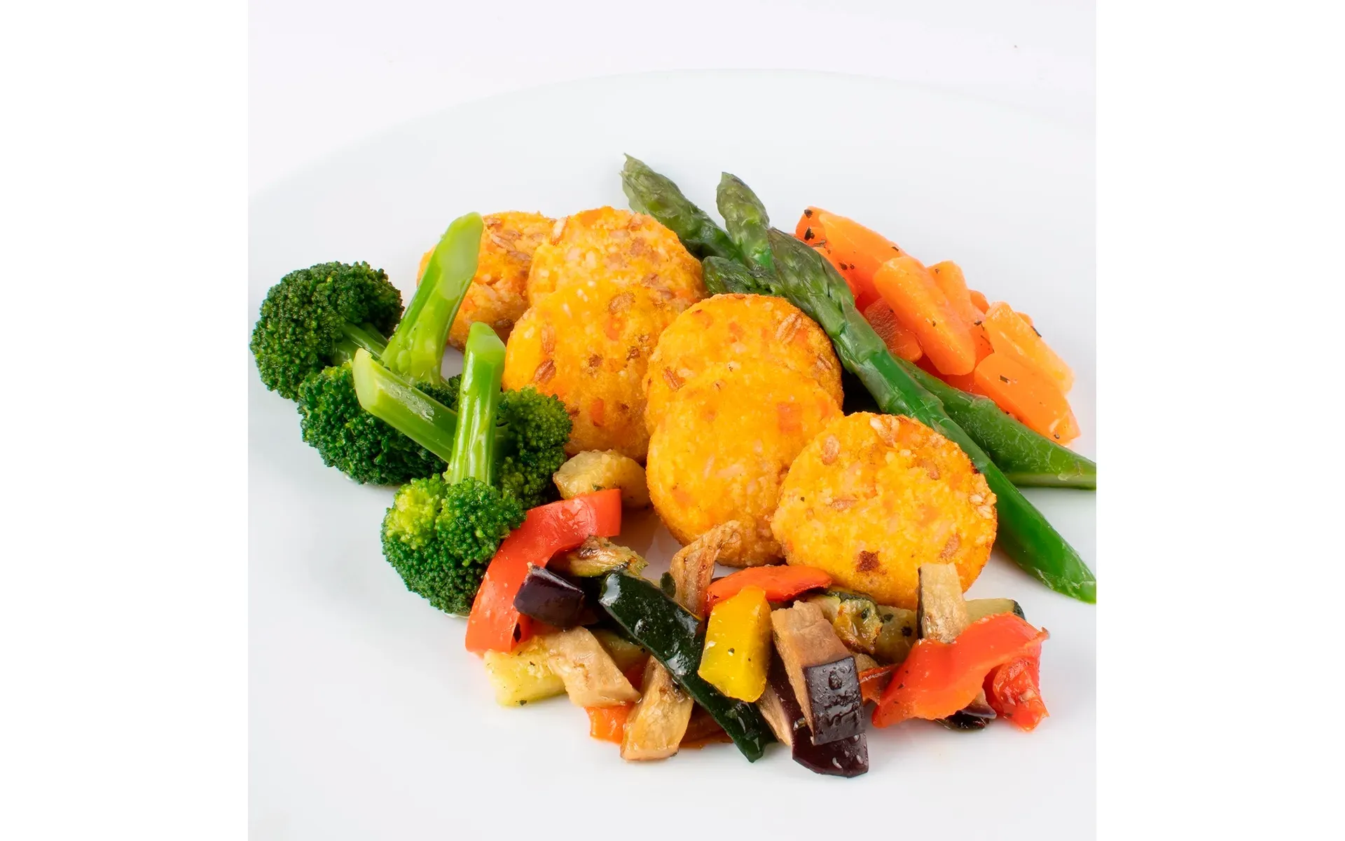 Burger di zucca Orogel, un'alternativa vegetariana autunnale, dolce e saporita.