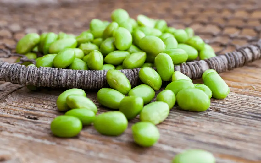 Soia Edamame Orogel, baccelli verdi e croccanti, snack salutare e proteico.