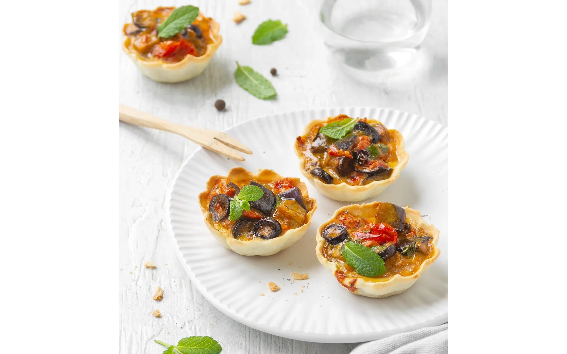 Tortine salate alla mediterranea