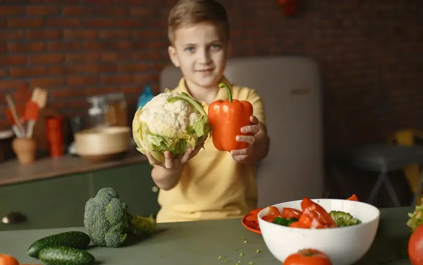 Come far mangiare le verdure ai bmabini