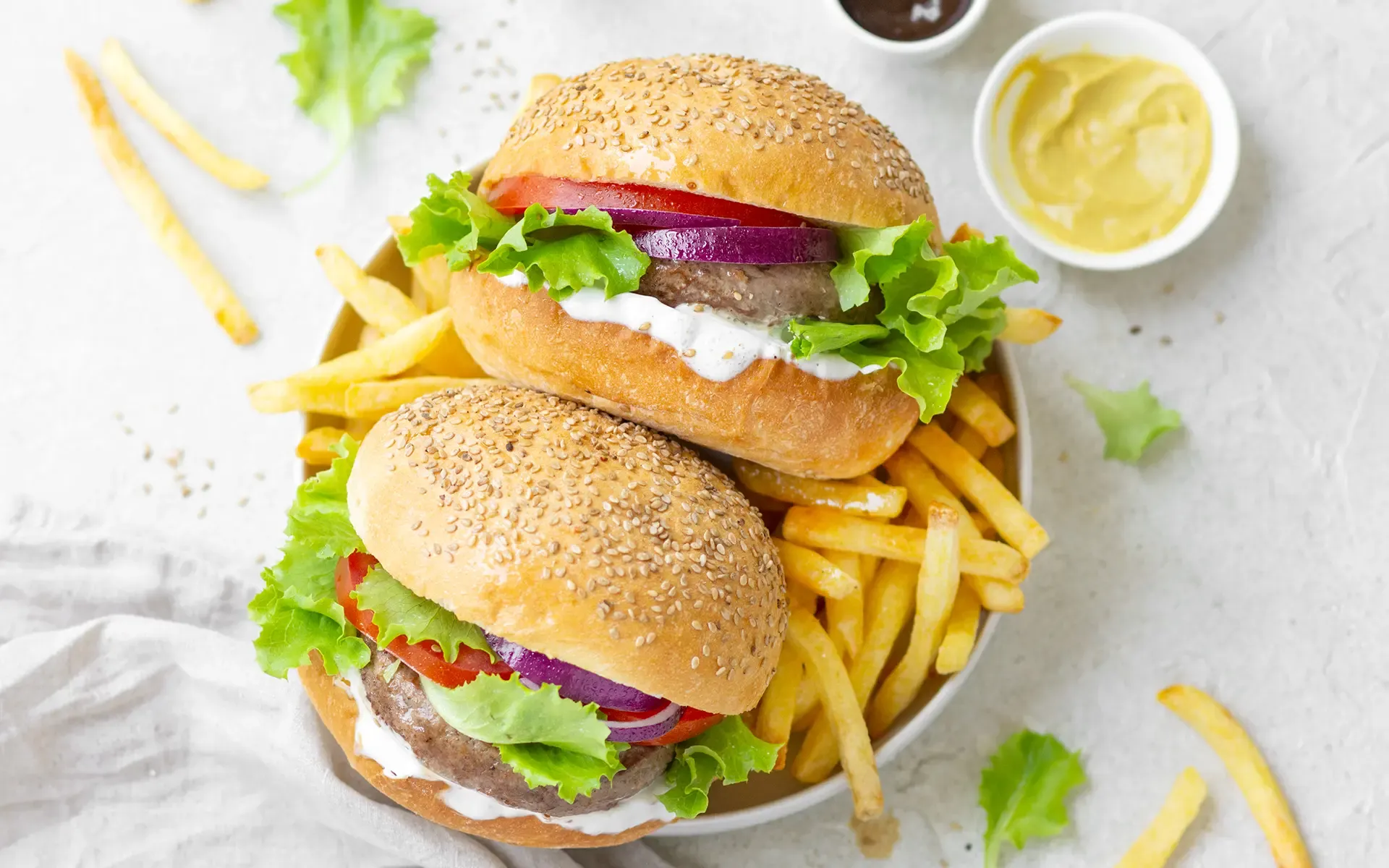 Hamburger con Patate Leggerezza Orogel al forno - Ricette Orogel