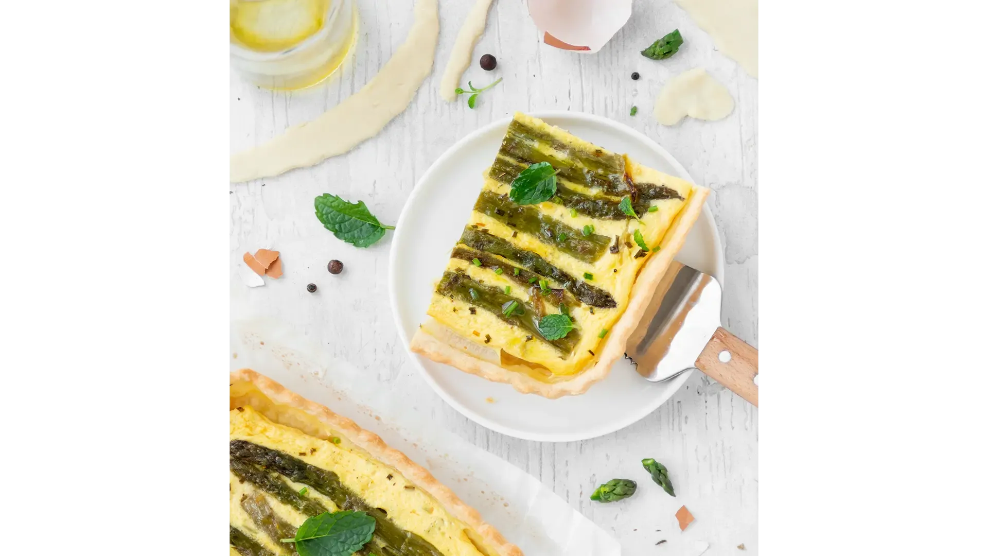 Torta salata agli asparagi Orogel