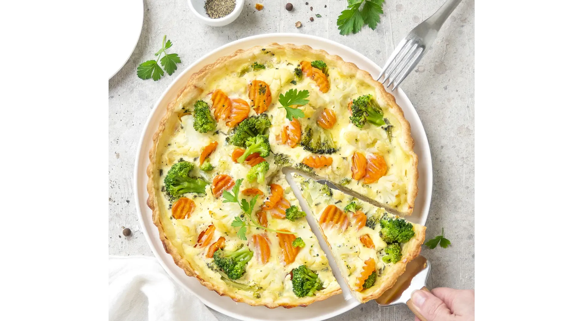 Torta Salata con Verdure Tricolore Orogel