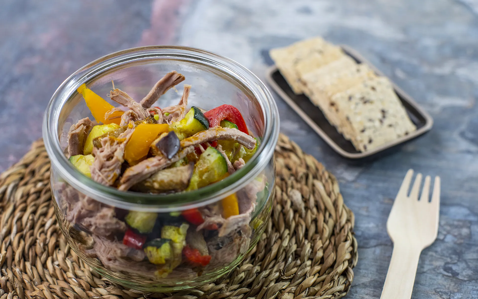Vasocottura Orogel: pulled pork cotto lentamente in barattolo, per una carne tenerissima.